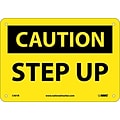 Caution Signs; Step Up, 7X10, Rigid Plastic