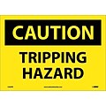 Caution Labels; Tripping Hazard, 10X14, Adhesive Vinyl
