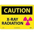 Caution Signs; X-Ray Radiation, Graphic, 10X14, .040 Aluminum