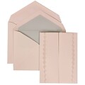 JAM Paper® Wedding Invitation Set, Large, 5.5 x 7.75, White, White Garden Tuxedo, Light Blue Lined Envelopes, 50/pk (308624972)