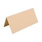 JAM Paper® Foldover Placecards, 2 x 4.25, Ivory with Embossed Border place cards, 100/pack (312125233)