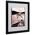 Trademark Fine Art White Wrap With Twine 16 x 20 Black Frame Art
