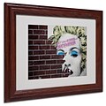 Trademark Fine Art Madonna Pop 11 x 14 Wood Frame Art