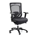 Eurotech Seating Monterey Fabric Executive Chair with Adjustable Arms, Black (MFSY77)