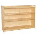 Wood Designs™ Contender™ 35 1/2(H) Ready-To Assemble Mobile Adjustable Book Case With Lip
