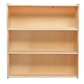 Wood Designs™ Contender™ 33 7/8(H) Fully Assembled Plywood Bookshelf, Brich