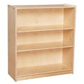 Wood Designs™ Contender™ 33 7/8H Adjustable Plywood Bookshelf, Birch (C12936AJ)