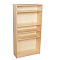 Wood Designs™ Contender™ 5-Shelf 60H Adjustable Plywood Bookshelf, Birch (C12960AJ)