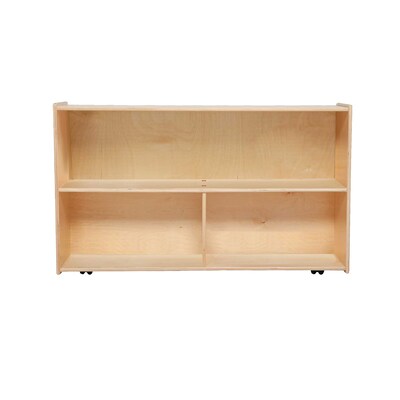 Wood Designs™ Contender™ 28 3/4H Fully Assembled Versatile Single Storage Unit W/Casters, Birch