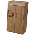 Wood Designs™ Dramatic Play Plywood Refrigerator, Maple