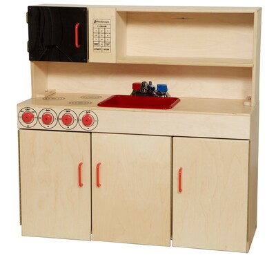 Wood Designs™ Dramatic Play Plywood 5-N-1 Kitchen Center