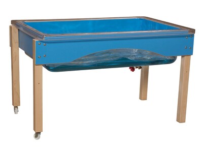 Wood Designs™ 41 Absolute Best Sand and Water Sensory Center Without Top, Blueberry