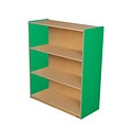 Wood Designs™ Storage 42(H) Fully Assembled Plywood Bookshelf, Green Apple