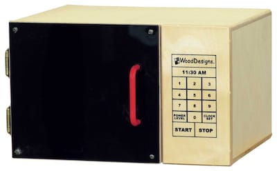 Wood Designs™ Dramatic Play Plywood Microwave