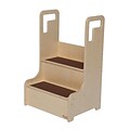 Wood Designs™ Tot Furniture Polyurethane Step-Up-N-Wash With Brown Treads, Birch