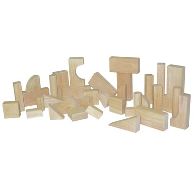 Wood Designs™ Hardwood Toddler Block Set, 36-Pieces