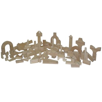 Wood Designs™ Hardwood Preschool Block Set, 111 Pieces