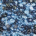 S&S® Acrylic Element Beads Bag, Blue, 1100/Bag