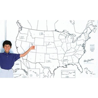 Pacon Learning Walls®, United States Map, 48 x 72"