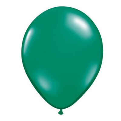 Qualatex 11 Jeweltone Balloon, Emerald Green, 100/Pack