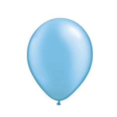 Qualatex 11 Pearltone Balloon, Azure, 100/Pack