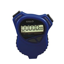 S&S® Robic Oslo 1000 W Stopwatch Countdown Timer, Blue