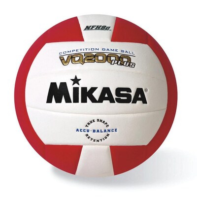Mikasa® Premier Series Indoor Competition Volleyball, Scarlet