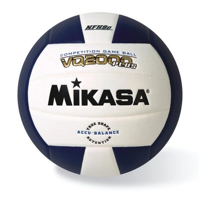 Mikasa® Premier Series Indoor Competition Volleyball, Navy/White