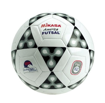 Mikasa® Indoor Series America Futsal® Soccer Ball, Size 4, Black/White