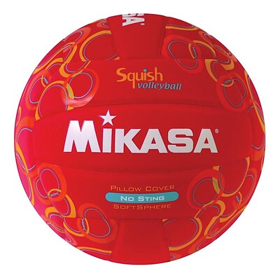 Mikasa® Squish Series Volleyball, Official Size, Red