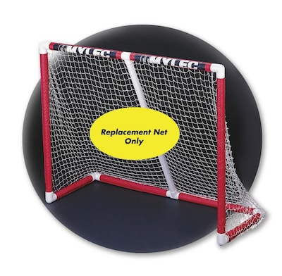 S&S® 54 x 44 x 24 Hockey Goal Replacement Net, Red/White