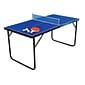 Park & Sun Sports 28" x 30" x 60" Mini Table Tennis Table, Blue (W9578)