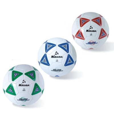 Mikasa® Varsity Series Soft Soccer Ball, Size 3, Red/Blue/White