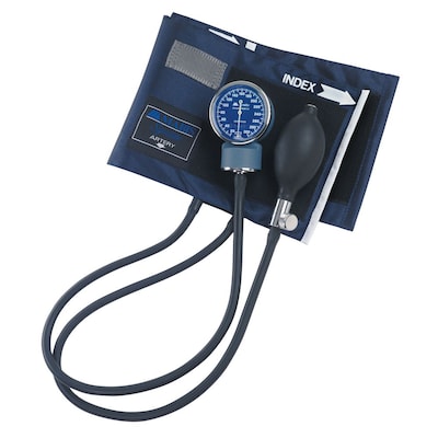 Briggs Healthcare Series Aneroid Sphygmomanometer, Adult Blue