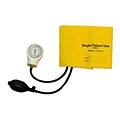 Briggs Healthcare MABIS Single-Patient Use Sphygmomanometer, Yellow, 5/Box