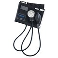 Briggs Healthcare Latex Free Aneroid Sphygmomanometer, Black, 19-7/16