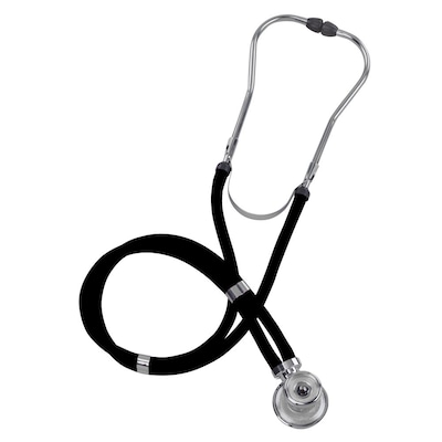 Briggs Healthcare Rappaport Type Stethoscope, Adult, 30, Black (10-414-020)
