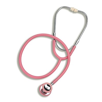 Briggs Healthcare Mabis Caliber Series Stethoscope, 30, Pink (10-432-095)