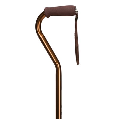 Briggs Healthcare Cane Off Set Alum Adjustable Bronze