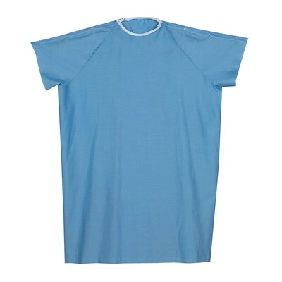 Briggs Healthcare Easy Access Snap Gown Blue