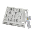 Briggs Healthcare Large Weekly Medication Planner Clear