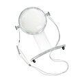 Briggs Healthcare Hands-free Magnifier,Clear White