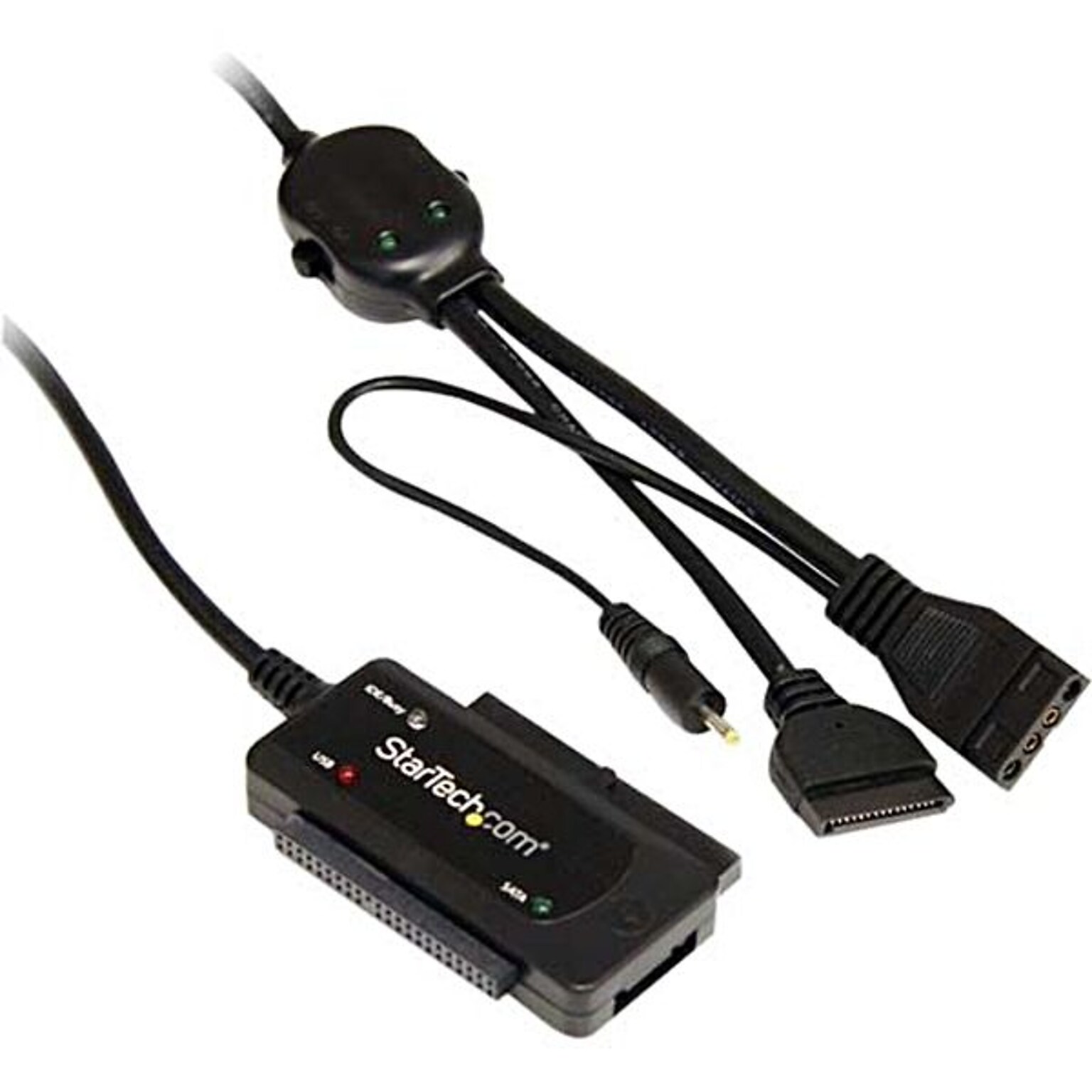 Startech USB 2.0 to SATA/IDE Combo Adapter; Black