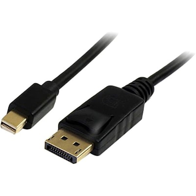 Startech 6 Mini DisplayPort to DisplayPort Adapter Cable; Black