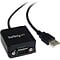 Startech 6 USB to Serial RS232 Adapter Cable With COM Retention; Black