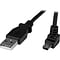 Startech 3.28 A to Up Angle Mini B USB Cable; Black
