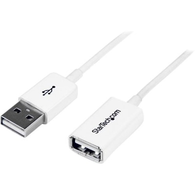 Startech 6.56' USB 2.0 A/A Extension Cable; White