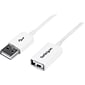 Startech 6.56' USB 2.0 A/A Extension Cable; White