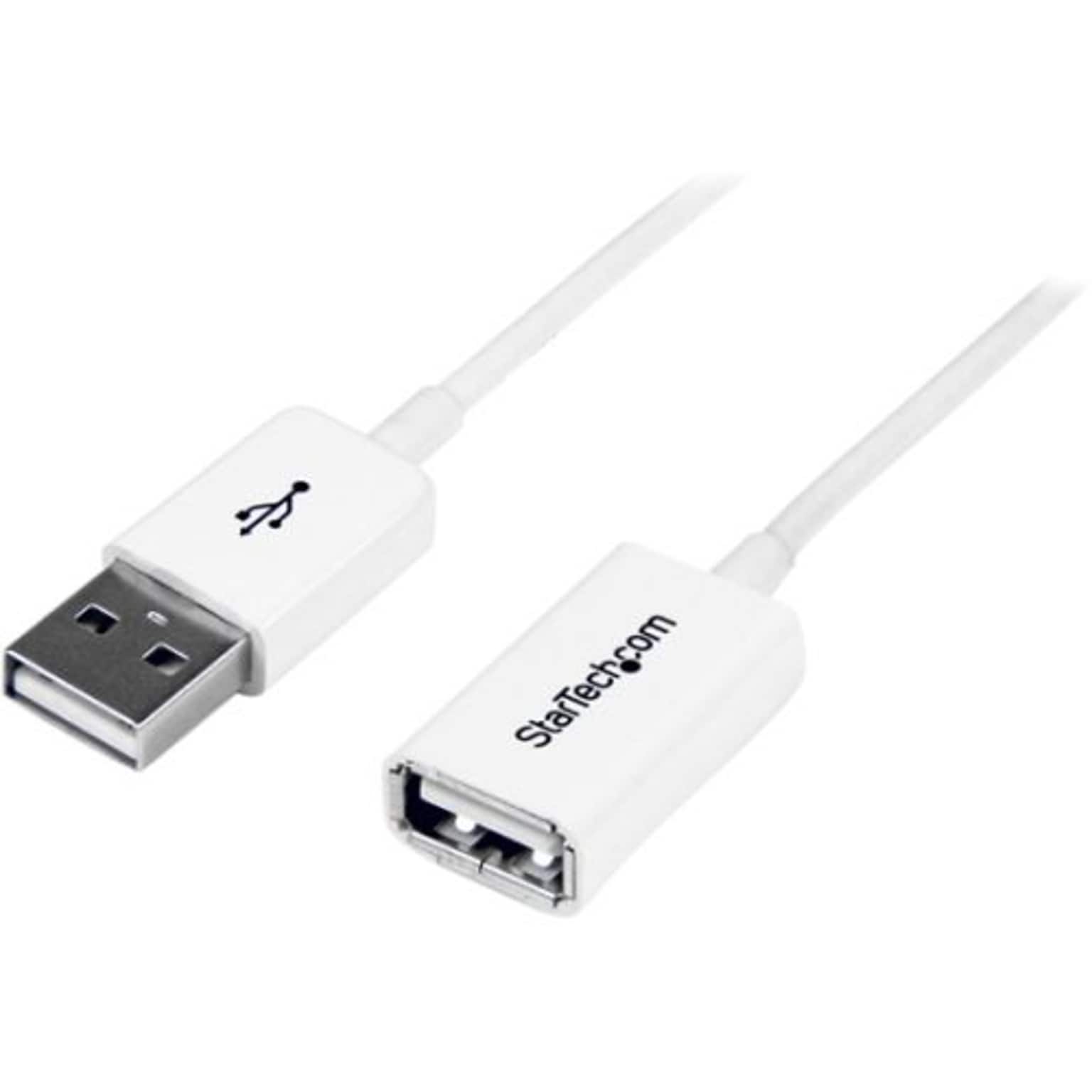 Startech 6.56 USB 2.0 A/A Extension Cable; White