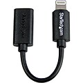 Startech 4 Micro USB to Apple® Lightning Connector Adapter For iPhone/iPod/iPad; Black